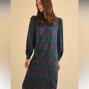 Hunter Bell Crosby Dress in Midnight Garden sz 2